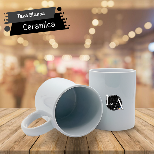 Taza Blanca de 11 Oz