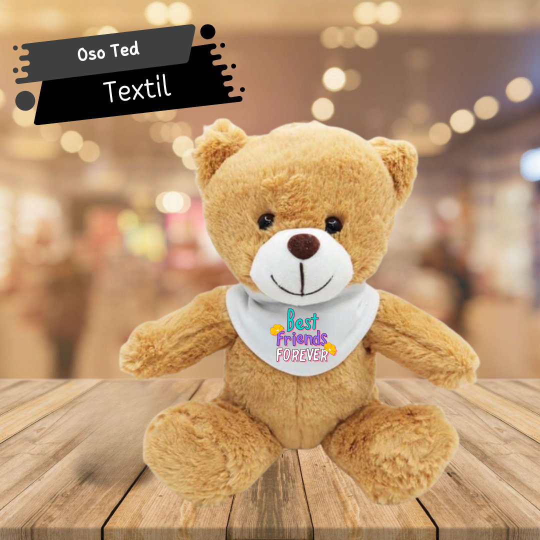 Oso Ted con paliacate personalizado