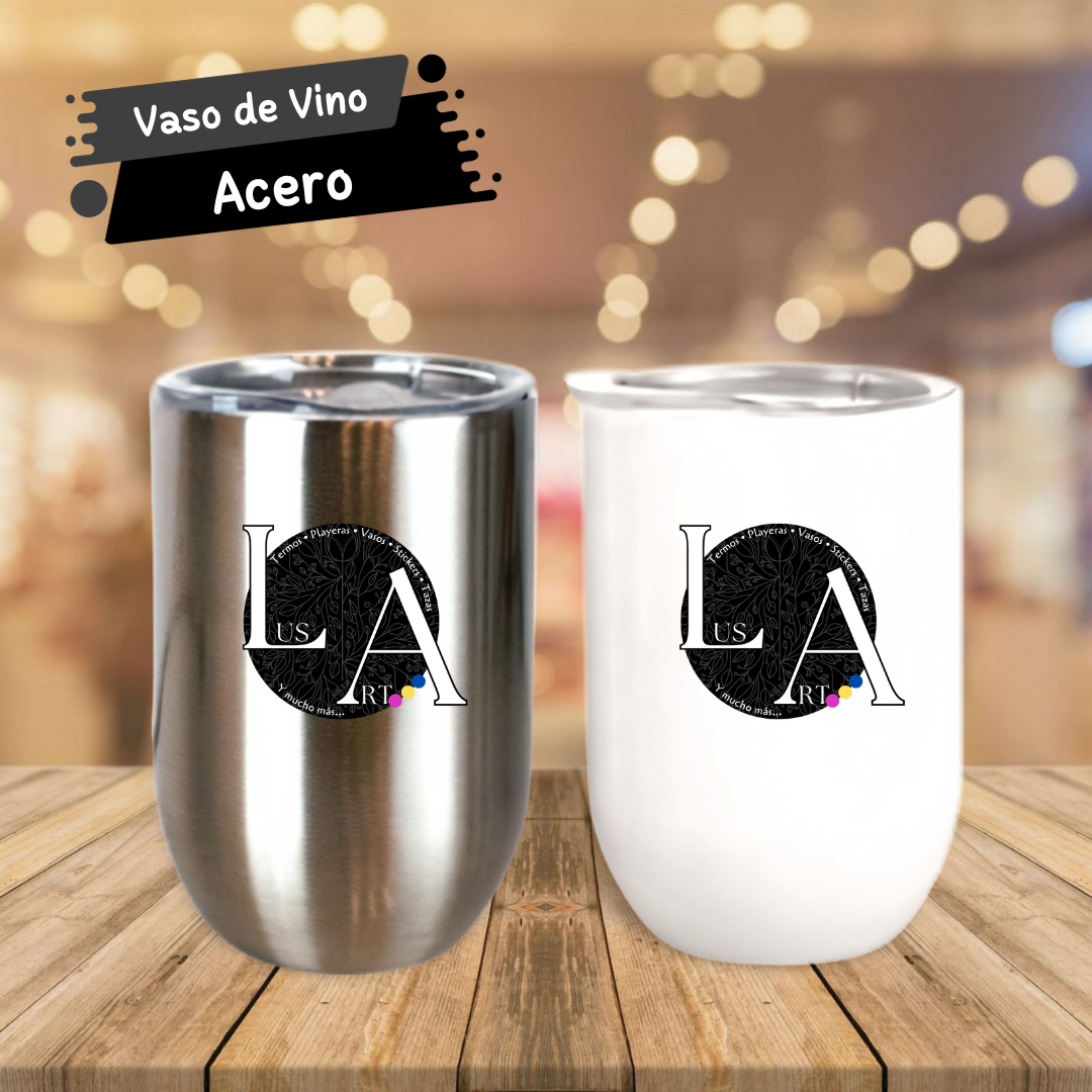 Vaso de Vino 350ml de Acero