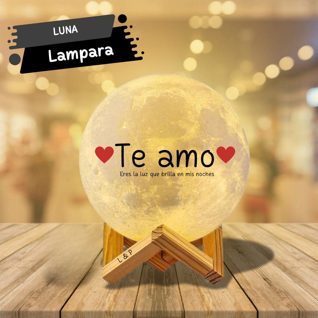 Lampara LUNA Personalizada